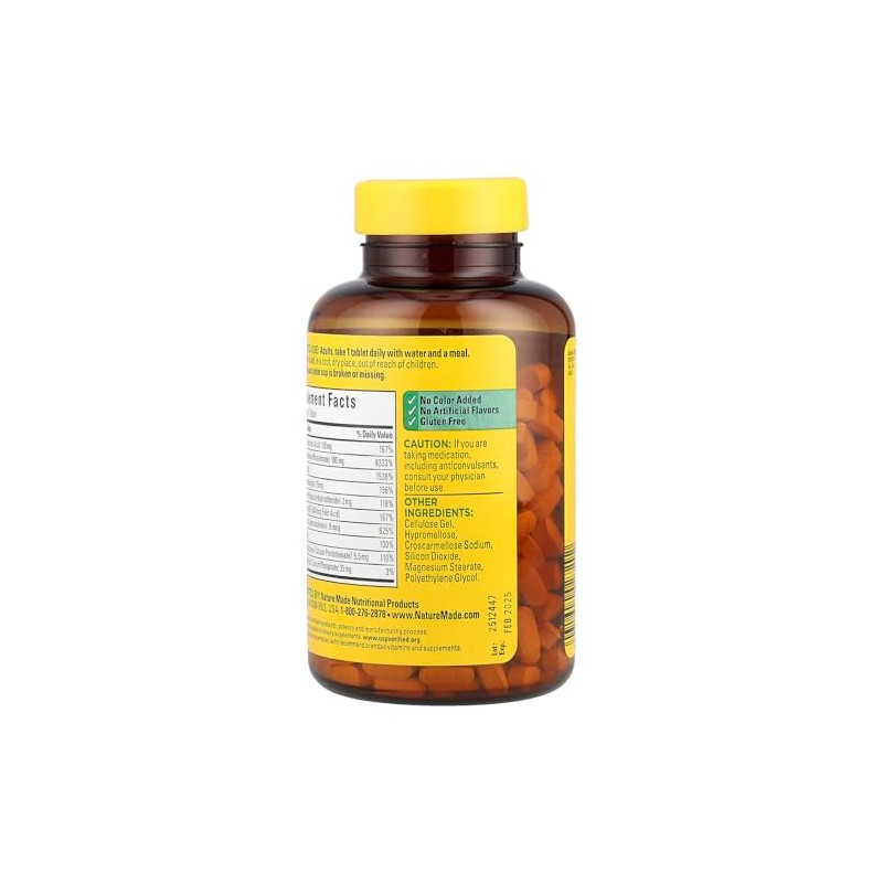 Nature Made Super B Complex Tablets, Value Size, 360 Count