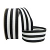 Ribbon Bazaar Grosgrain Mono Stripes 1-1/2 inch Black by The