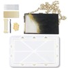 MUFUN Rectangle Resin Clutch, Unique Fashionable Bag Mold with 26pcs