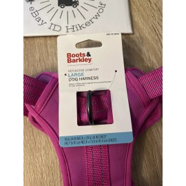 Boots & Barkley Reflective Comfort Large Dog Harness Pink NWT - Free Shipping