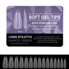 SLNXA 600 Pcs Tips Soft gel OBP, Soft Gel Tips