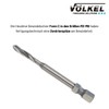 Völkel HexDrive Machine Tap (Hex Socket) 1/4 Inch Bit, HSS-E,