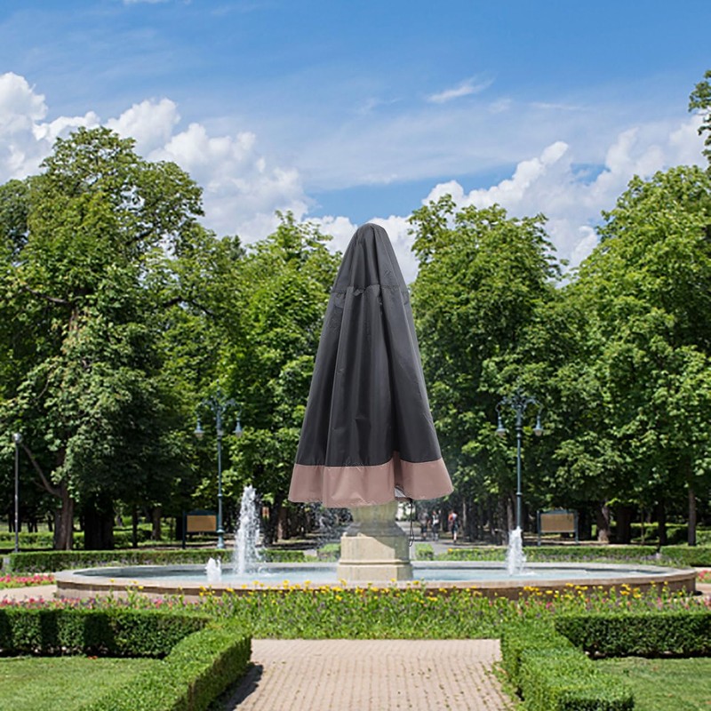 Yardwe Garden Fountain Cover, 420D Polyester, Waterproof, Protection Against Rain,