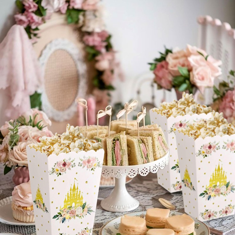 12 Pieces Castle Princess Candy Box Princess Box Castle Favour