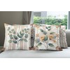 Ambesonne Eucalyptus Throw Pillow Cushion Cover Set of 4, Botanical