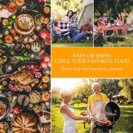 Techwood 1600W Indoor Outdoor Electric Grill, Electric BBQ Grill, Portable Removable Stand Grill, Black