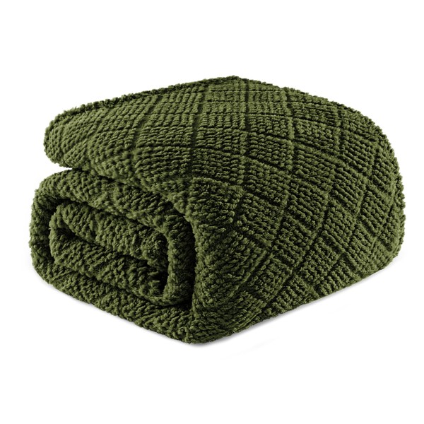 Whale Flotilla Fuzzy Fleece Double Size Blanket for Bed, Soft