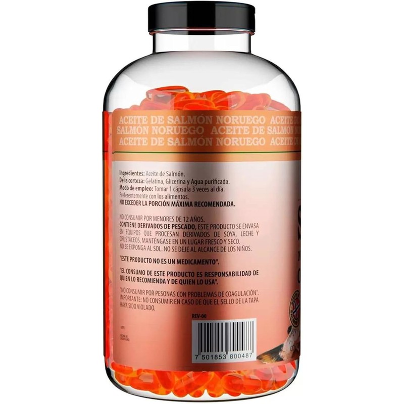 All Nature Norwegian Salmon Oil Omega-3 – High-Potency EPA &