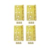 QCAA Heavy Non-Mortise Butterfly Hinge for Mobile Home/RV,3.5", Removable Loose