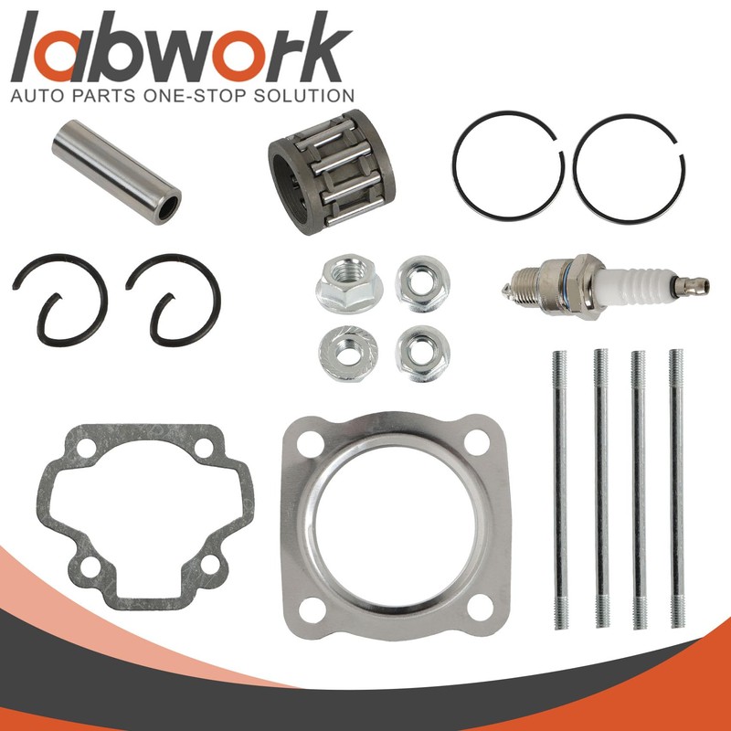 labwork 50cc Engine Piston Cylinder Head Top End Gasket Repair