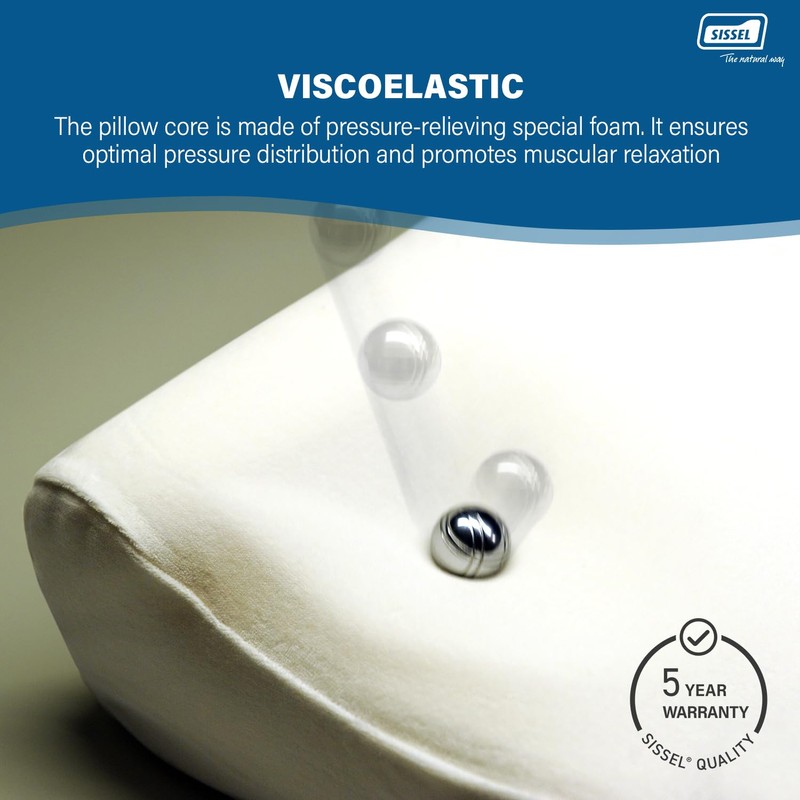 SISSEL Classic Neck Pillow Size M | Unique Incline for