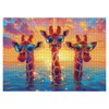 Funny Giraffe Puzzles for Adults 1000 Pieces Fantasy Ocean, Colorful