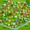 Teenzee 210Pcs Mini Resin Animals Variety Tiny Animals Figures Miniature