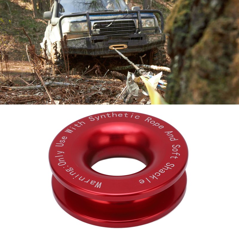 Winch Snatch Recovery Ring 41000lbs Breaking Strength for 7/16in 1/2in