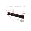 bedCLAW 13" Steel Bed Frame Extension Rails, 1.5"x1.5", Set of