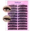 Sultrya Lash Clusters DIY Eyelash Extensions False Eyelashes Cluster Lashes