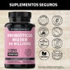 Probióticos Mujer 60 Billion + Prebióticos + Inulina De Agave|