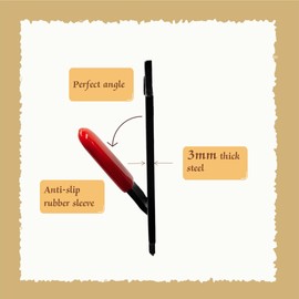 LAJIAOZ European Mount Skull Hangers with Free Silicone Protector Deer Skull Mount Hanger for Indoor Outdoor Deco, Hanging Antelope, Cattle, Coyote and Small Game Animals(3Pcs, Red)