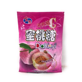 Dakeyi Hard Candy Peach 12.3oz (350g), 3 Pack