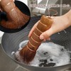 KOCOMART 棕櫚たわし 握りたわし18cm キッチン ヤシのブラシ フライパン洗い 平鍋 中華鍋 油汚れの除去 天然素材