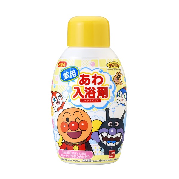anpanman bath salts bottle type