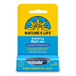 Health From The Sun Nature's Life MigraSoothe | Cool & Refreshing Effect| Essential Oil Roll-On Stick Featuring a Blend of Peppermint & Lavender Oils (3 ml)…
