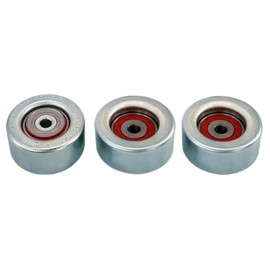Fudatong Idler Pulley Kit Fit for Toyota 4Runner Tacoma Tundra Hilux 4.0L V6 1GRFE 2003-15 Replace # 1660331040 166030P030 1660431020 166040P011 3 Pack
