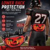 RoundFunny Football Rib Protector for Adult Mens Youth, Guard, Adjustable