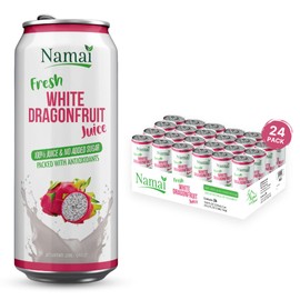 Namai 100% All Natural Pure Dragonfruit Juice, No Added Sugar, No Preservatives, Pack of 24