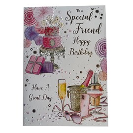 To a Special Friend Happy Birthday Card
