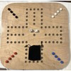 Hand Made Aggravation Board, WEATHERED OAK, Four Player, (GS-4)