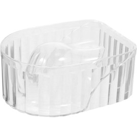 Cuenco de Manicura Transparente Recipiente para Remojar las Uñas para Quitar Uñas Postizas y Esmalte Uso Doméstico y Profesional
