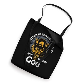 Viking Norway Norwegian Scandinavian Wolf Odin Tote Bag
