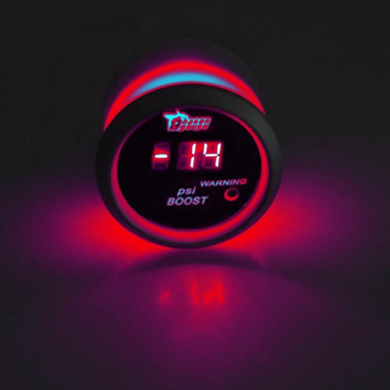 Mintice™ 2" 52mm Black Car Motor Digital Red LED Light