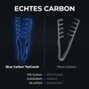 Blue Carbon TexComb Curling Comb - Anti-Static & Shatterproof