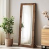 ABSWHLM Full Length Mirror 65"x22" - Beveled Edge Rustic Brown