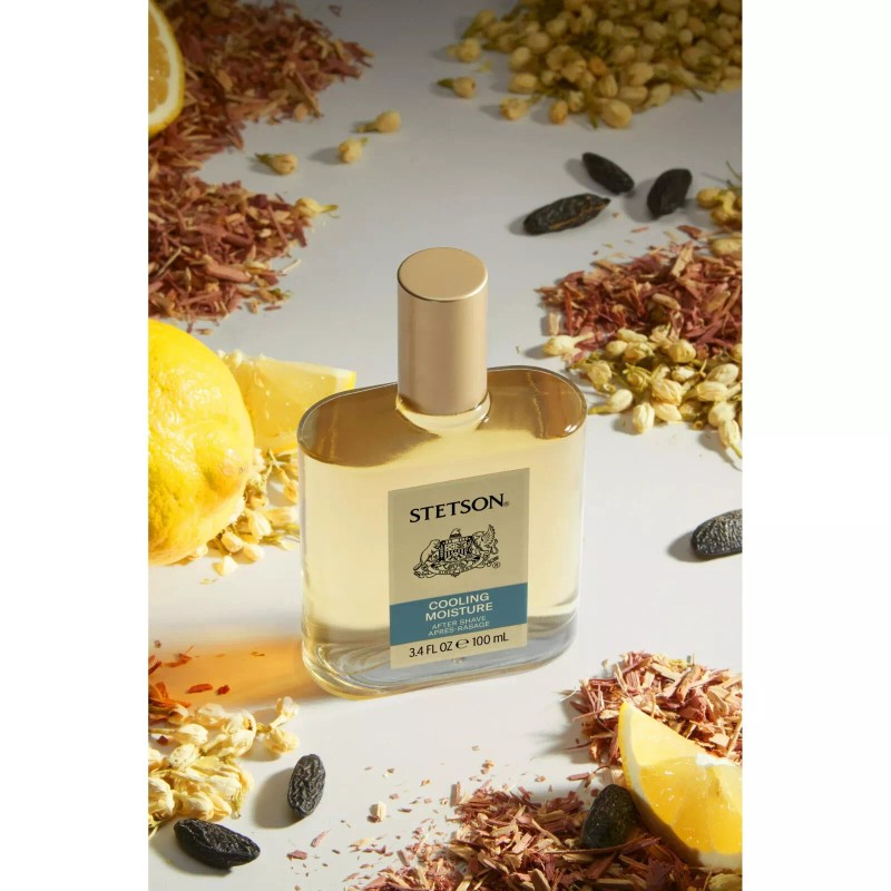 STETSON COOLING MOISTURE AFTER SHAVE FOR MEN 3.4 FL OZ