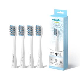 usmile PRO03WHEC Soft Clean Replacement Brush (White) 4 Pieces