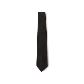 Beams Plus Men's Silk Solid Lop Tie, Black