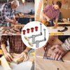 mizikuu Pack of 2 Table Workbench Clamp, Woodworking Auxiliary Tool,