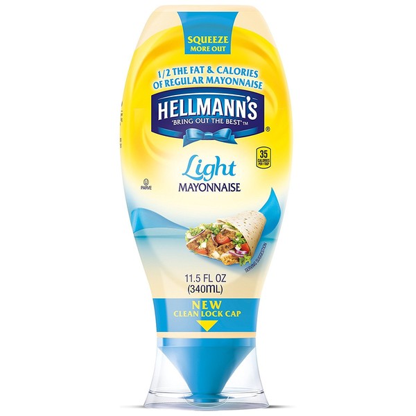 Hellmann's Light Mayonnaise, Squeeze, 11.5 oz