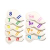 9pcs/set PU Waterproof Golf Club Iron Cover with Numbers Thickening