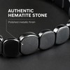 Hematite Bead Bracelet for Everyday Style – Geometric Metallic Stone