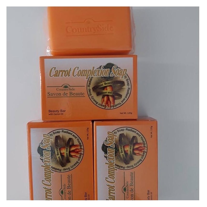 Carrot Complexion Soap x 3 Pcs Body Care