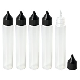 5 x Empty Plastic Liner Bottle
