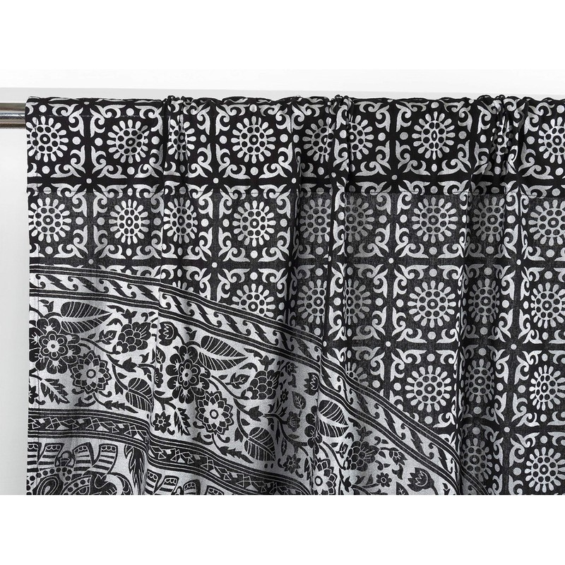 Popular Handicrafts Indian Hippie Bohemian Beautiful Elephant Mandala Cortina Paneles