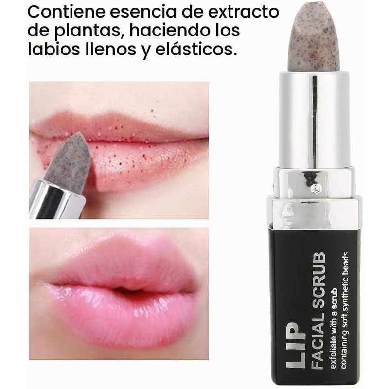 Exfoliante de Labios, Exfoliante de Labios, Lápiz Labial Nutritivo Exfoliante