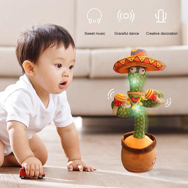Cactus Plush Toy Singing and Dancing Cactus Electronic Cactus Plush