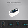 Fingertip Pulse Oximeter PVC Accurate Fast Spo2 Reading Rechargeable Portable