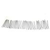 Useful box of 36 black waved hair pins. Longer length